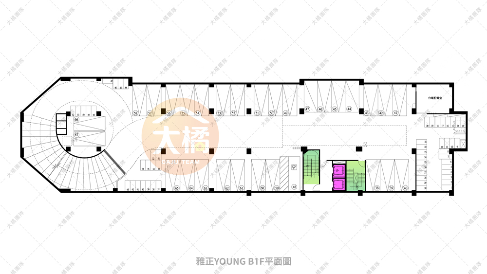 雅正YOUNG-停車場配置B1F