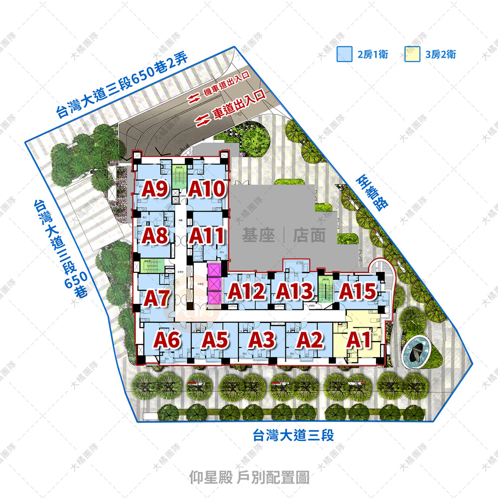 仰星殿-格局平面圖