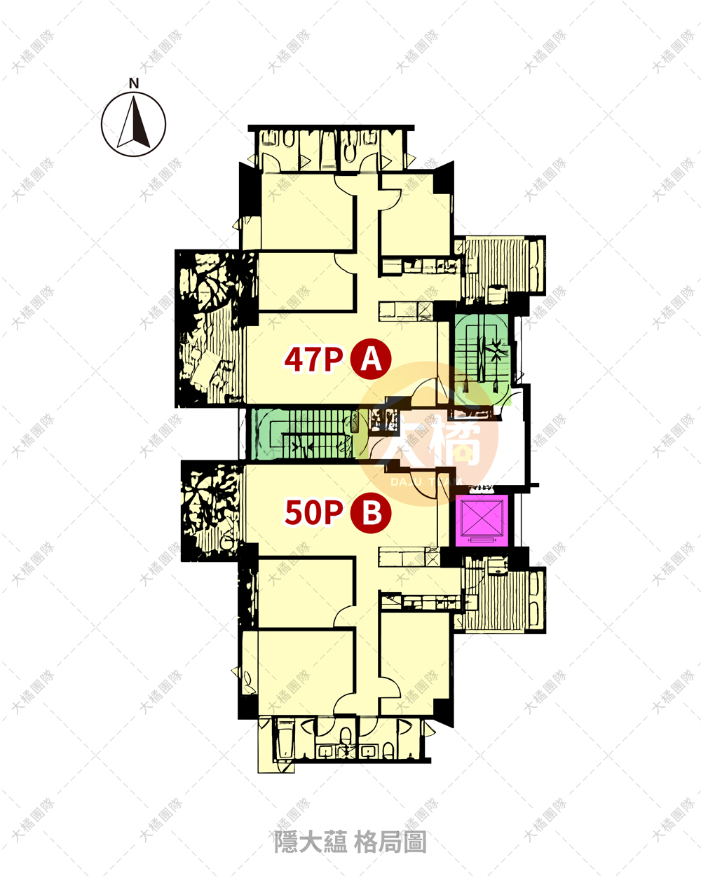 隱大藴－格局圖