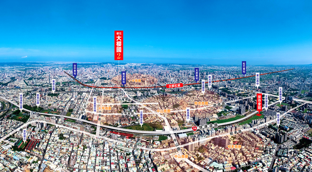 櫻花大櫻國2-空拍基地圖