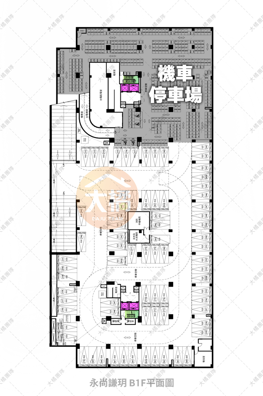 永尚謙玥-B1F平面配置