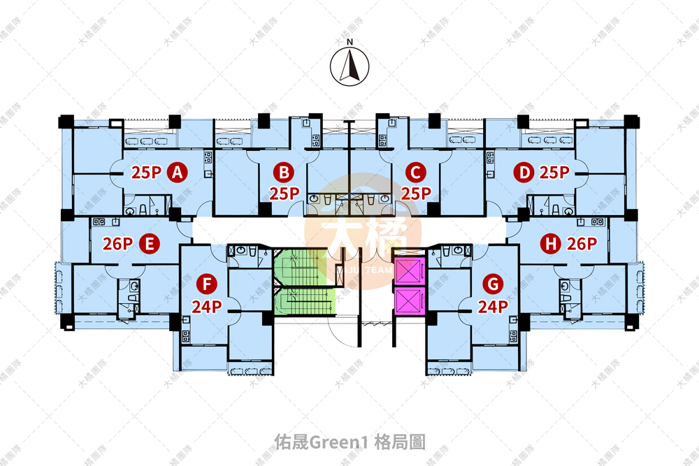 佑晟Green1-格局圖