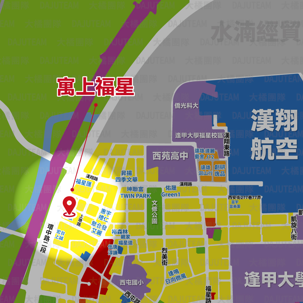 寓上福星-位置圖