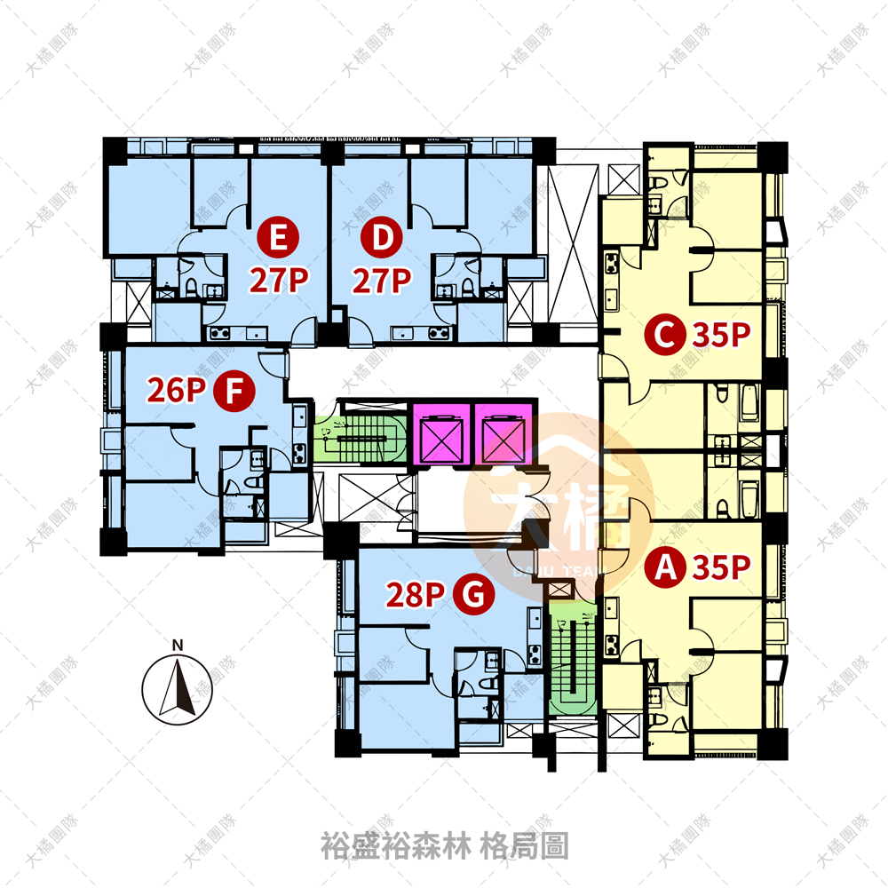 裕盛裕森林-格局圖