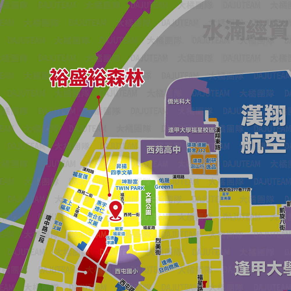 裕盛裕森林-位置圖