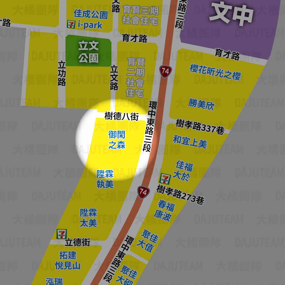 御閑之森-基地位置
