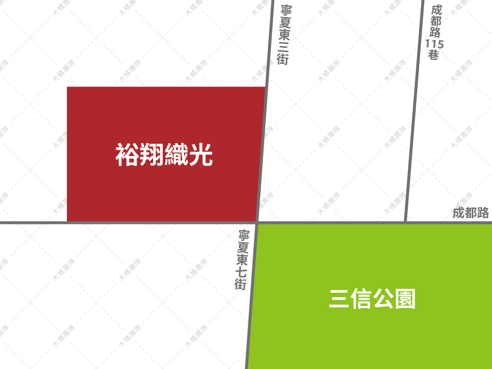 裕翔織光-位置圖