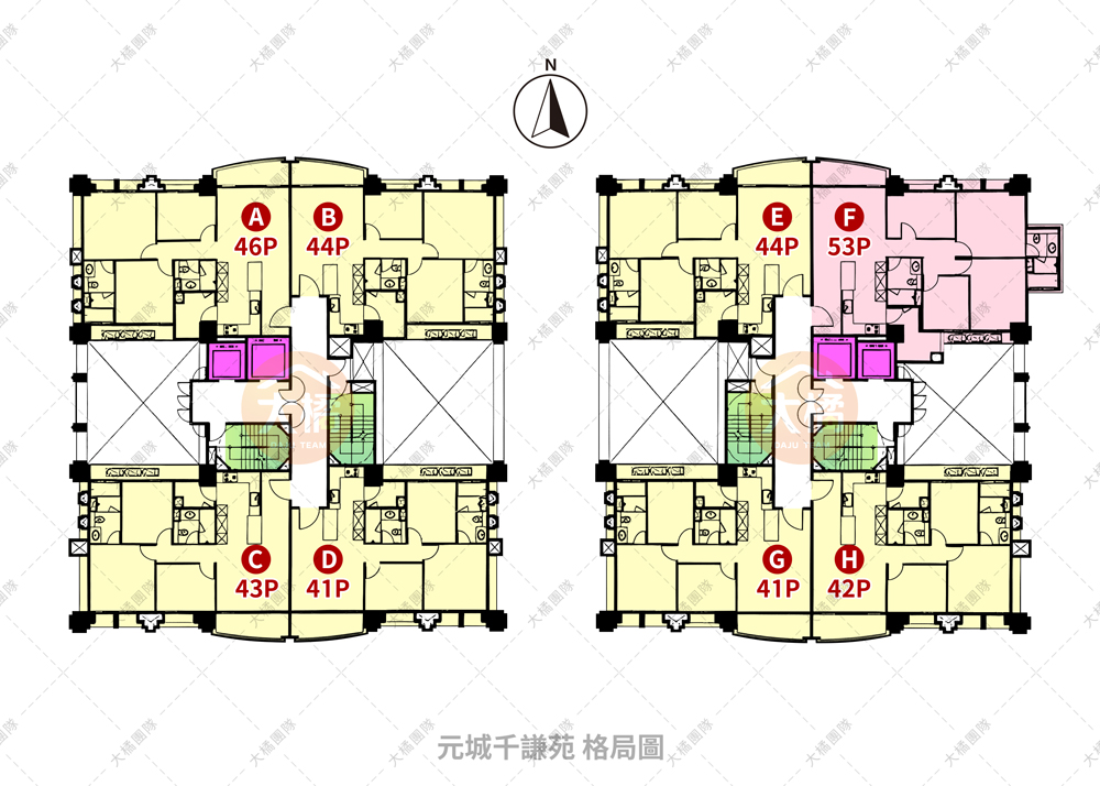 元城千謙苑-格局圖