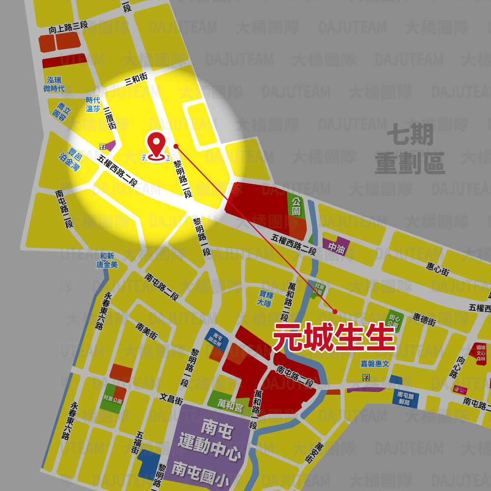 元城生生-位置圖