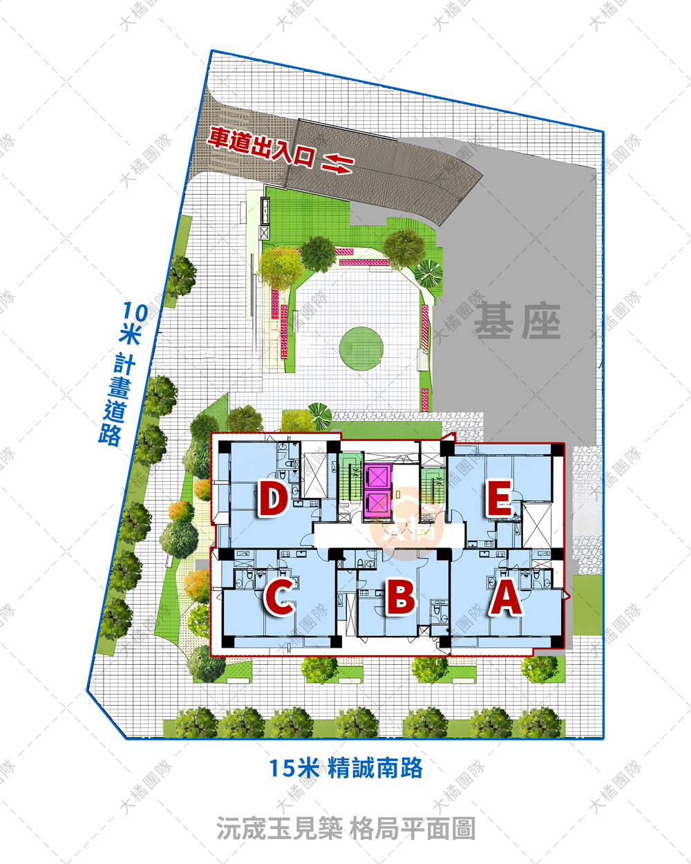 沅宬玉見築-格局平面圖