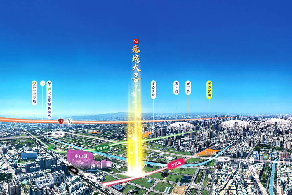 元境大喜-空拍基地圖