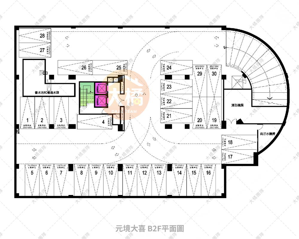 元境大喜-B2F平面配置圖
