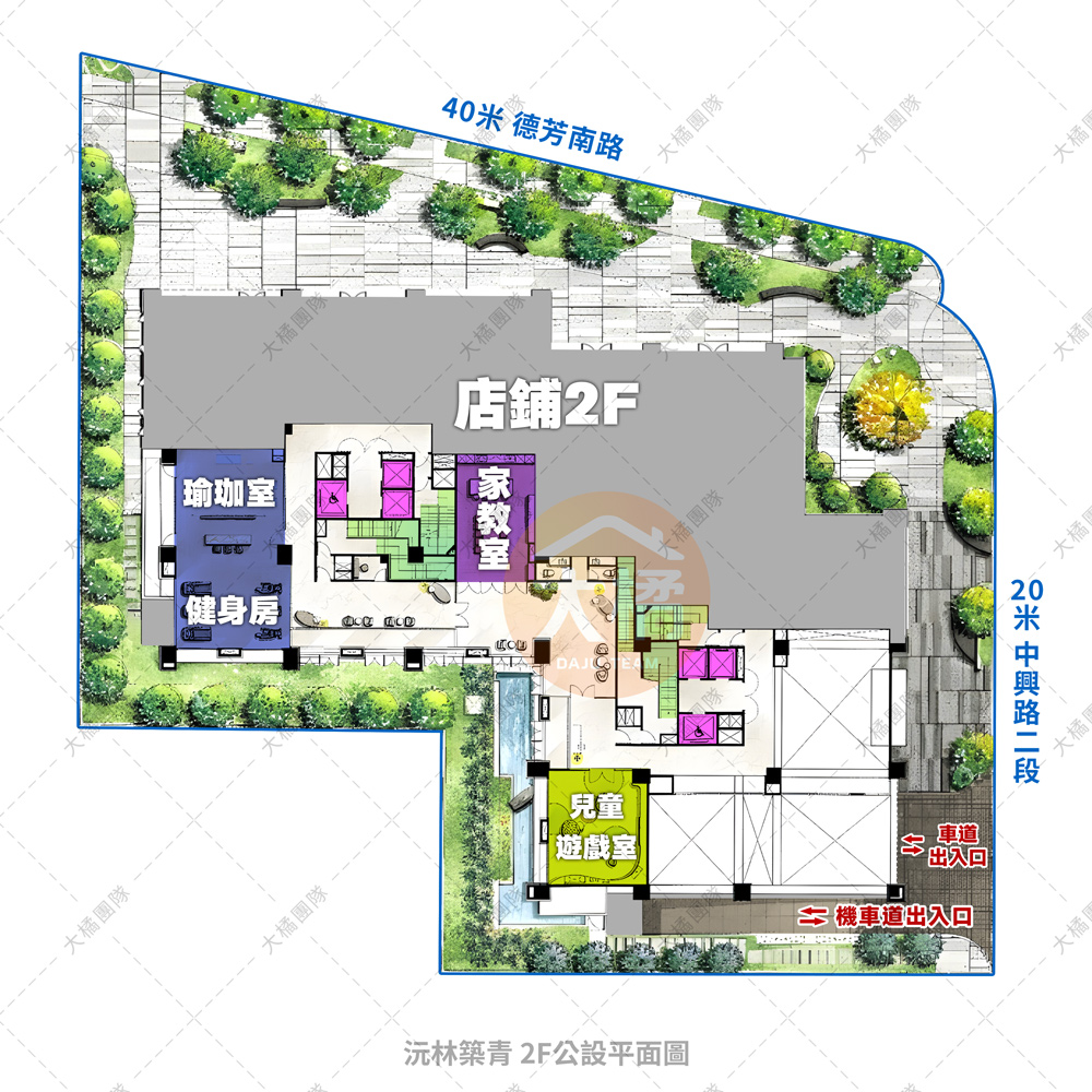 沅林築青-2F公設平面圖