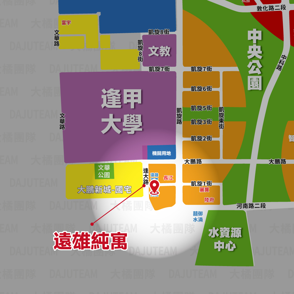 遠雄純寓-基地位置