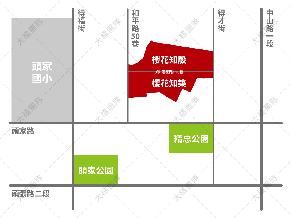原櫻崇現-位置圖