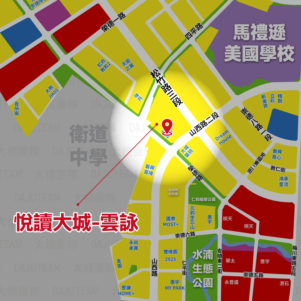 悅讀大城-雲詠-位置圖