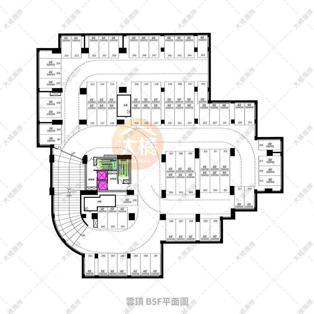 雲頂-停車場配置B5F