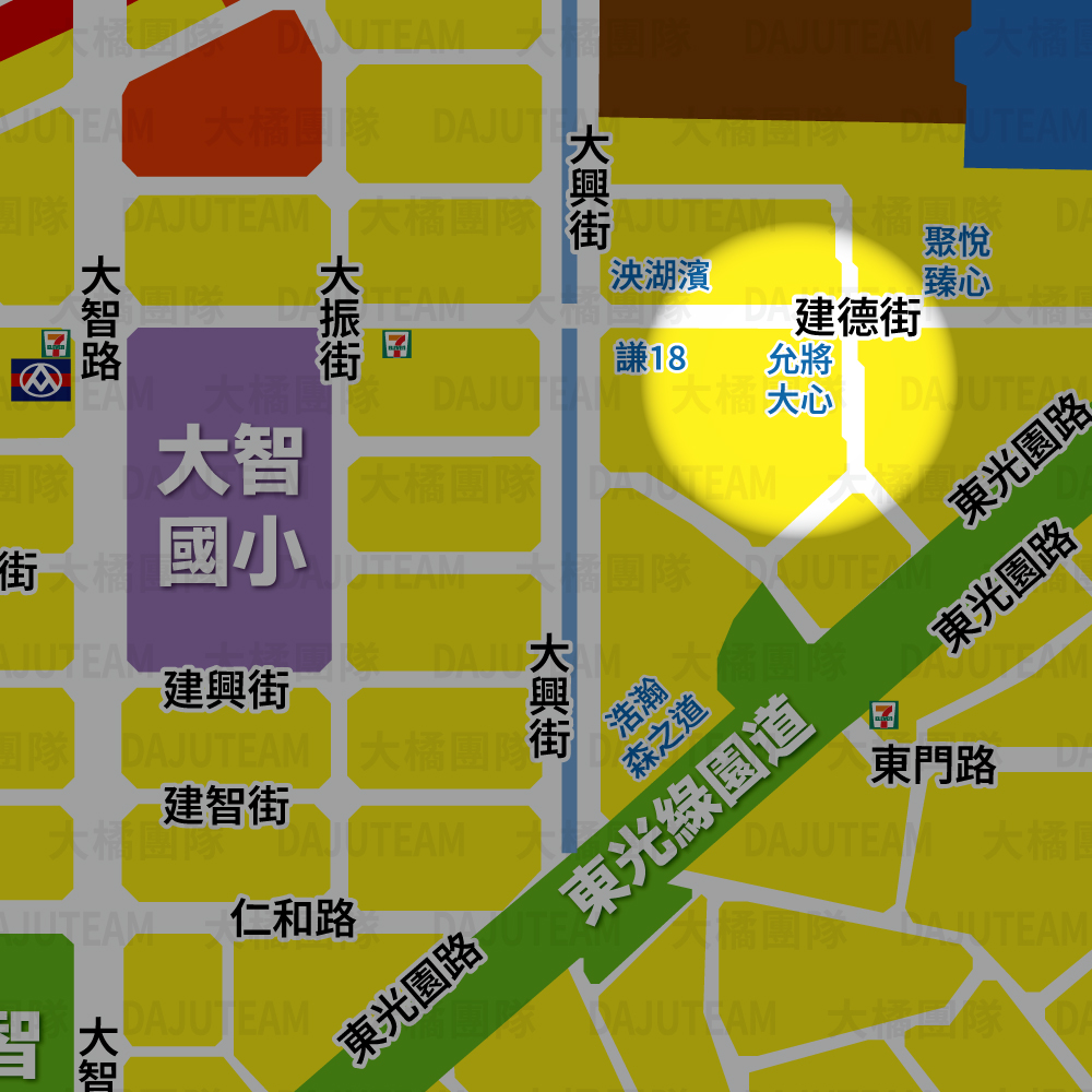 允將大心-位置圖