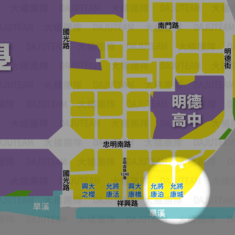 允將康城-位置圖