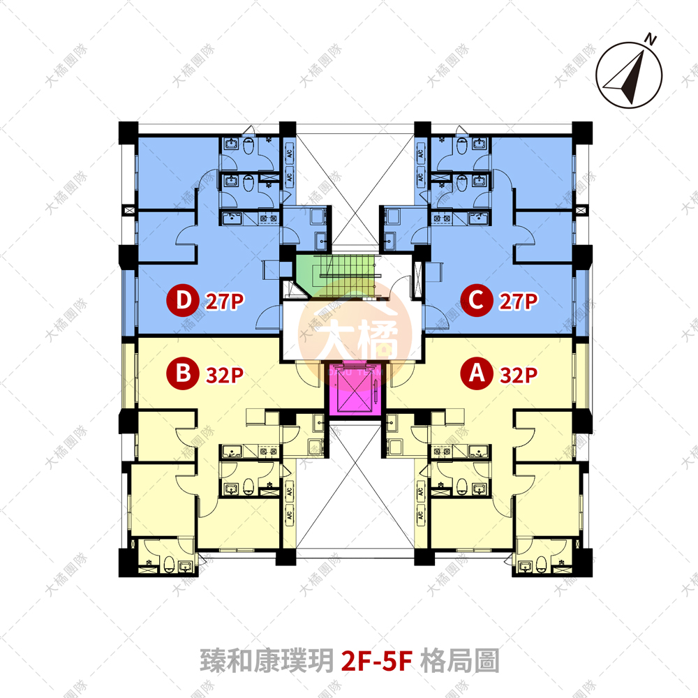 臻和康璞玥-2F-5F格局圖