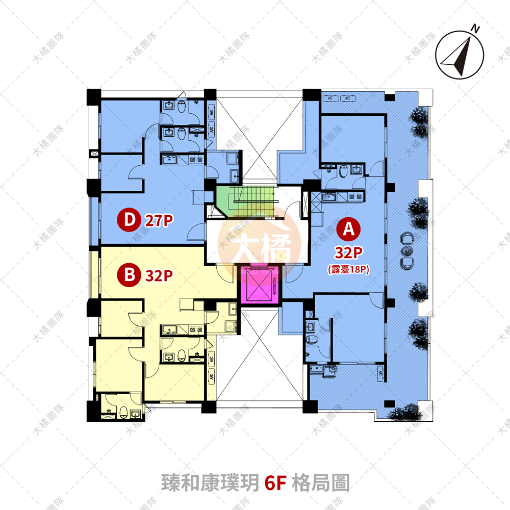 臻和康璞玥-6F格局圖