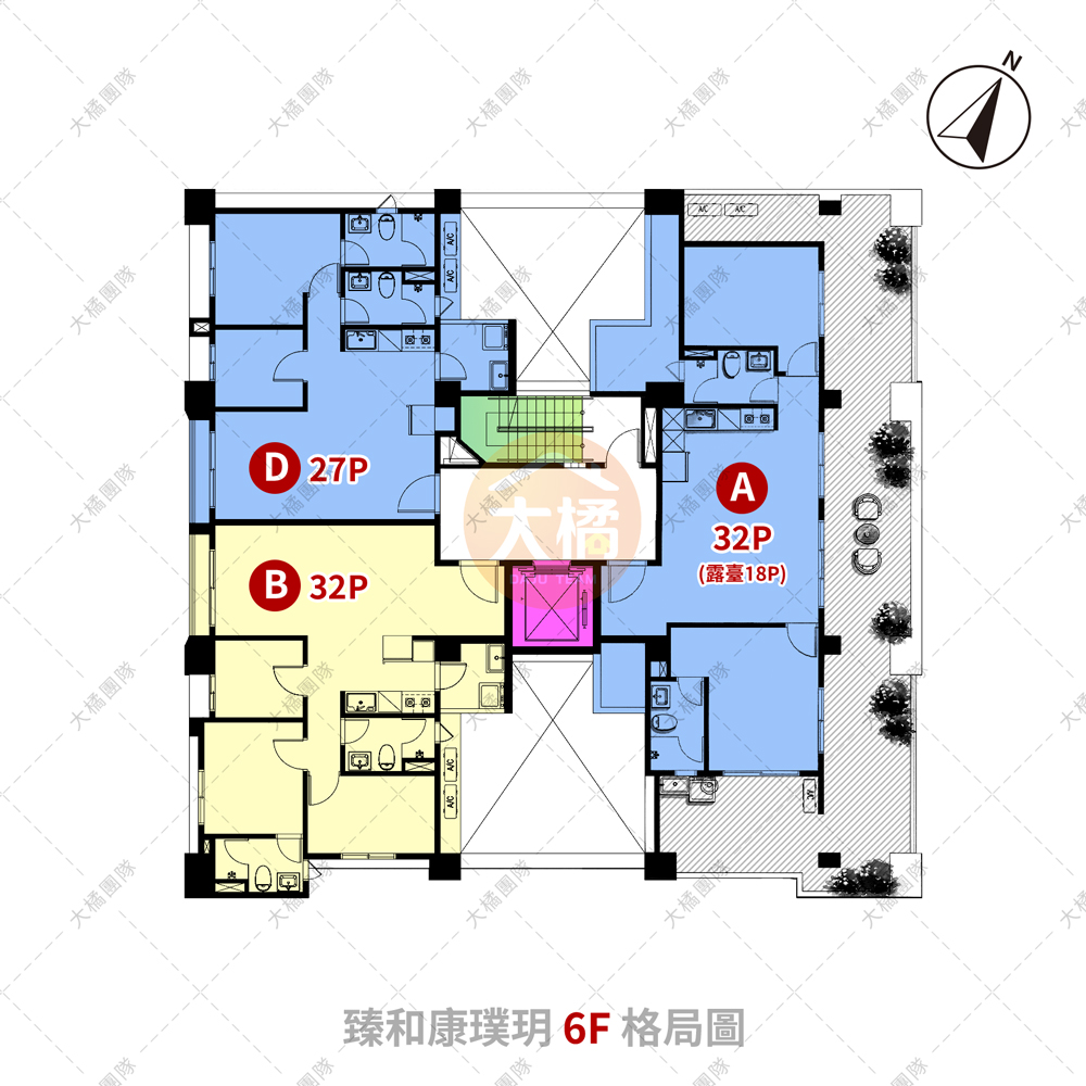 臻和康璞玥-6F格局圖