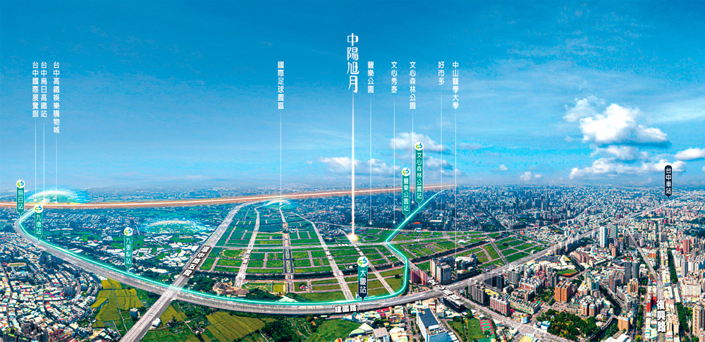 中陽旭月-空拍基地圖