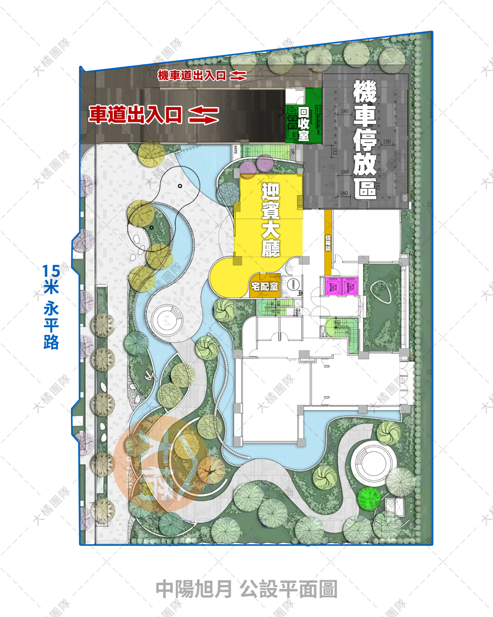 中陽旭月-公設平面圖