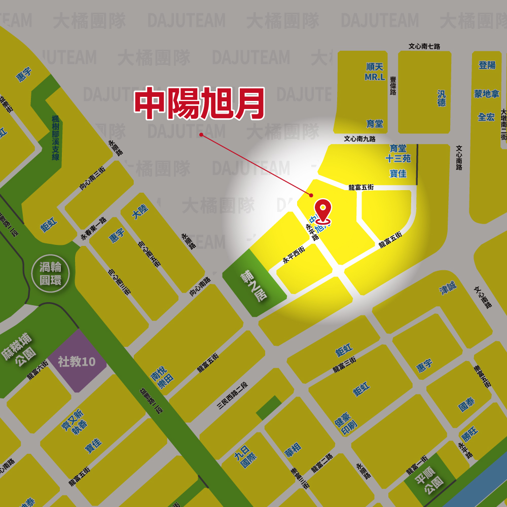 中陽旭月-位置圖