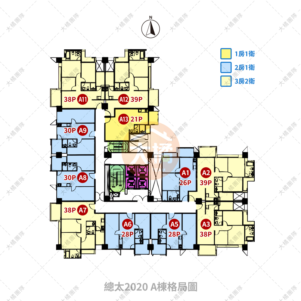 總太2020-A棟格局圖