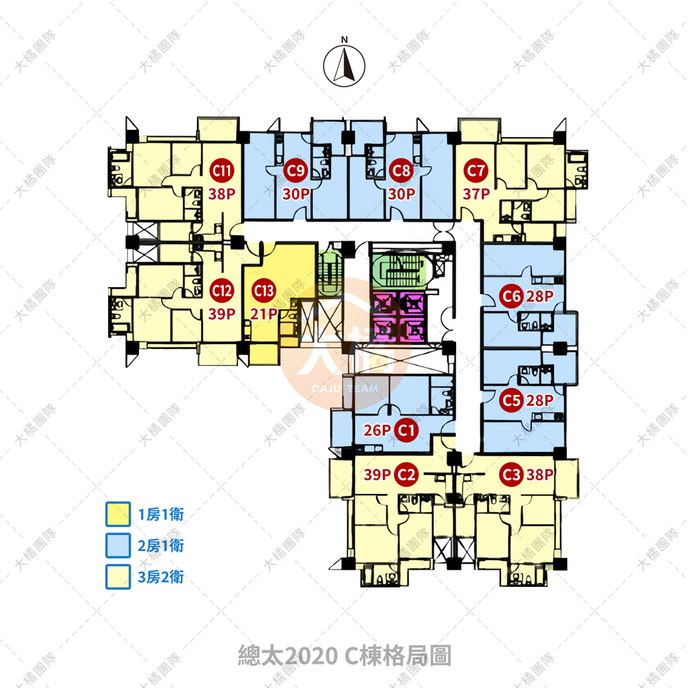 總太2020-C棟格局圖