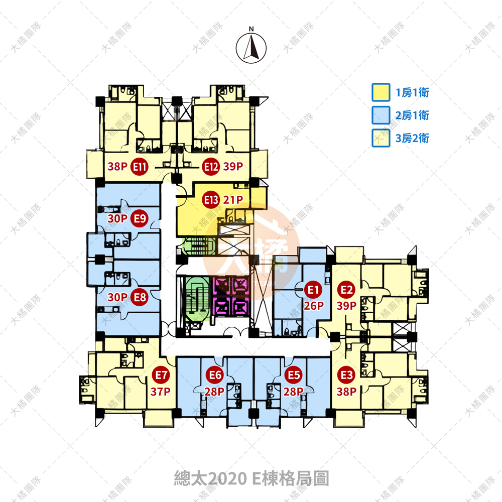 總太2020-E棟格局圖