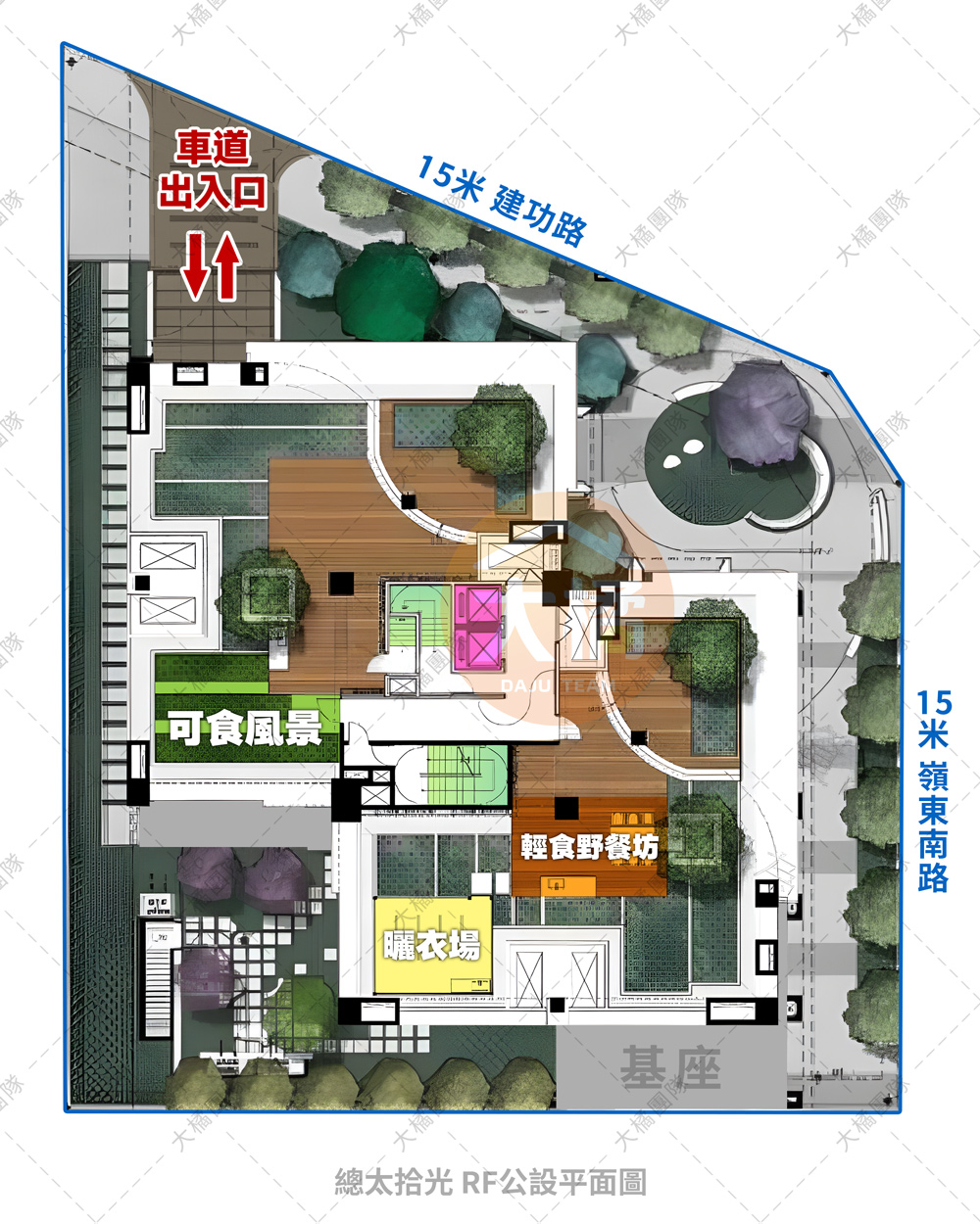 總太拾光-RF公設平面圖