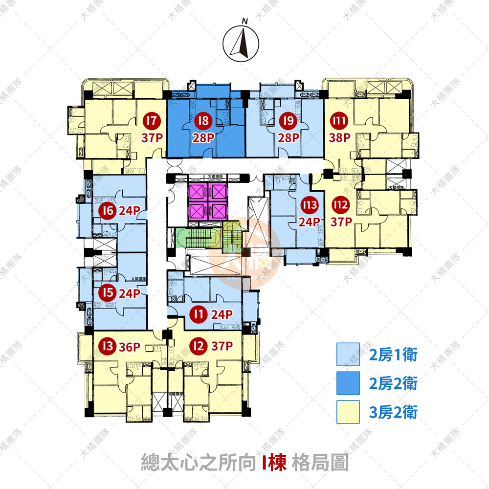 總太心之所向-I棟格局圖