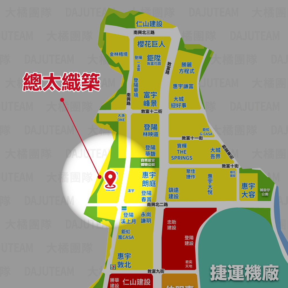 總太織築-位置圖