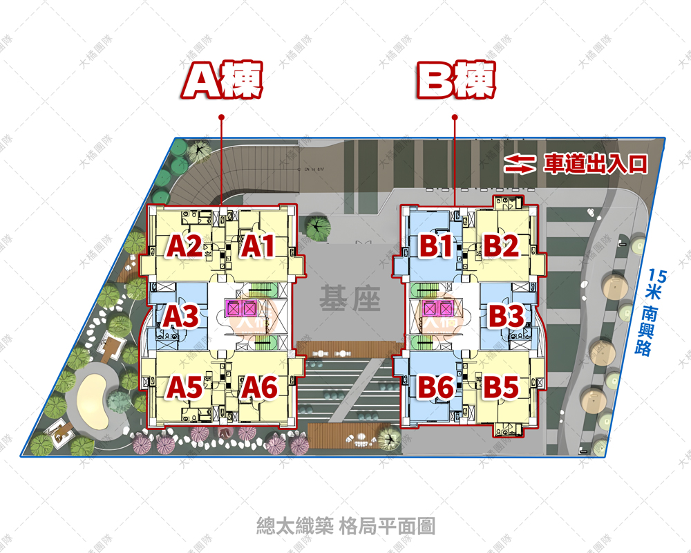 總太織築-格局平面圖