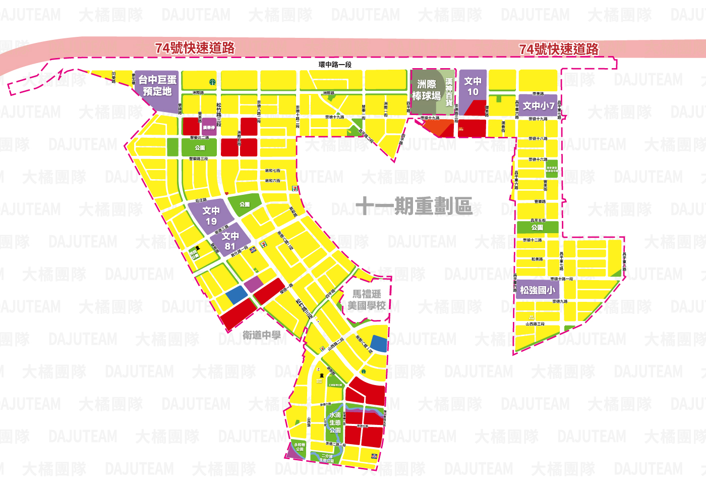 14期重劃區-地圖
