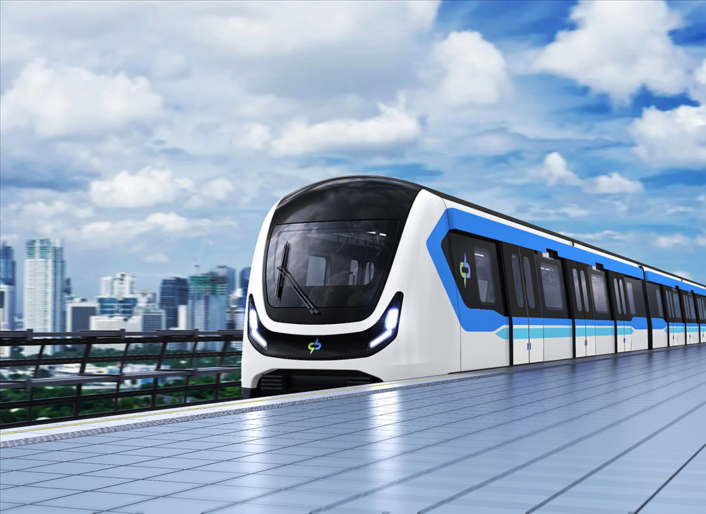 台中捷運藍線車輛模擬圖